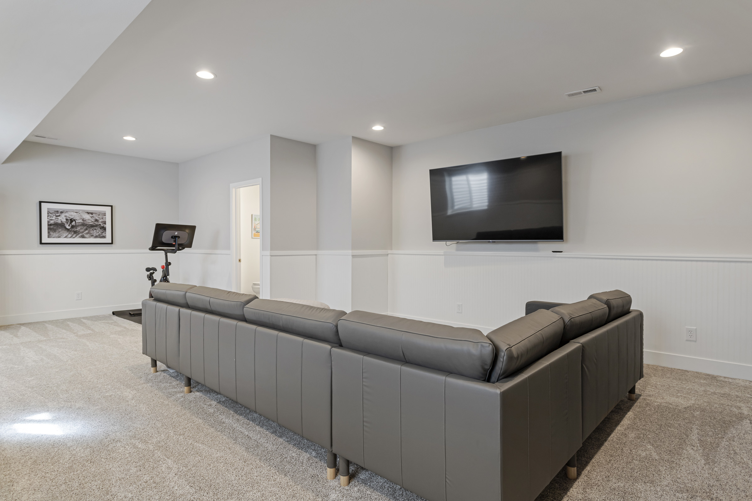 Basement recreation room